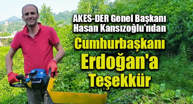 AKESDER Genel Başkanından Cumhurbaşkanına teşekkür