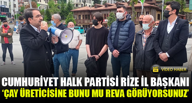 Deniz ‘ Çay üreticisine bunu mu reva görüyorsunuz’