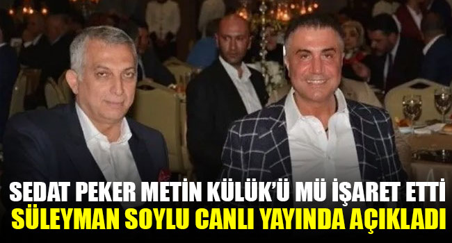 İsmail Saymaz, Metin Külünk ile ilgili 3 defa peş peşe sordu! Süleyman Soylu sonunda bu yanıtı verdi