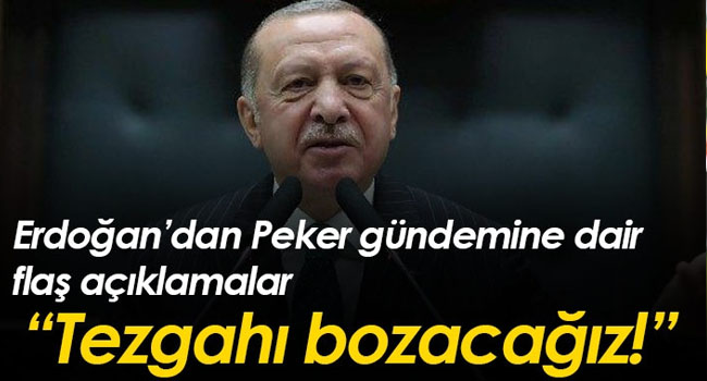 Erdoğan’dan Sedat Peker gündemine dair flaş açıklamalar!