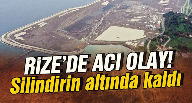 Pazar’da acı olay! Silindirin altında kaldı