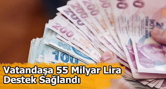 Bakan Bilgin: Salgın sürecinde vatandaşa 55 milyar lira destek sağlandı