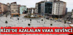 Rize’de azalan vaka sevinci
