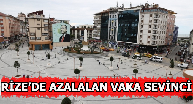 Rize’de azalan vaka sevinci