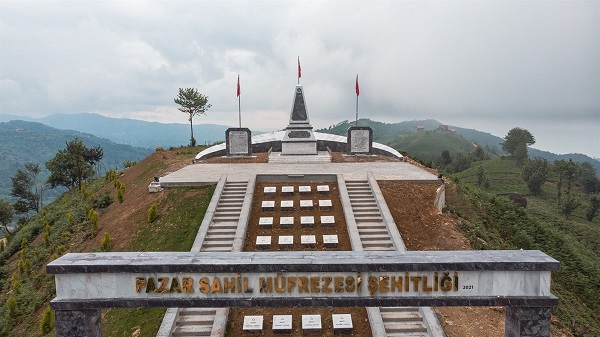 Pazar Şehitlik Anıtı İnşaatı Tamamlandı