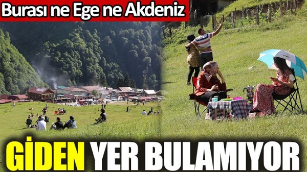 Ayder Yaylası’na giden yer bulamıyor