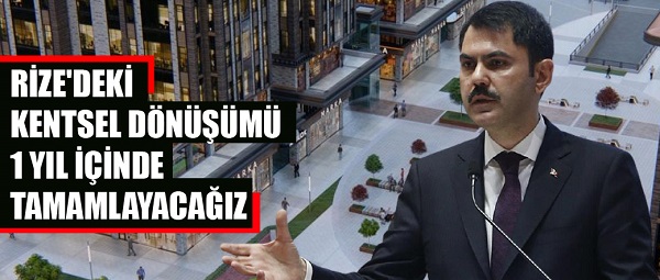 Bakan Kurum Açıkladı: ‘Belediye Blokları 1 Yıl İçerisinde Tamamlanacak’