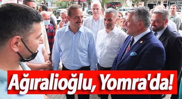 Ağıralioğlu, Yomra’da Esnafı Ziyaret etti