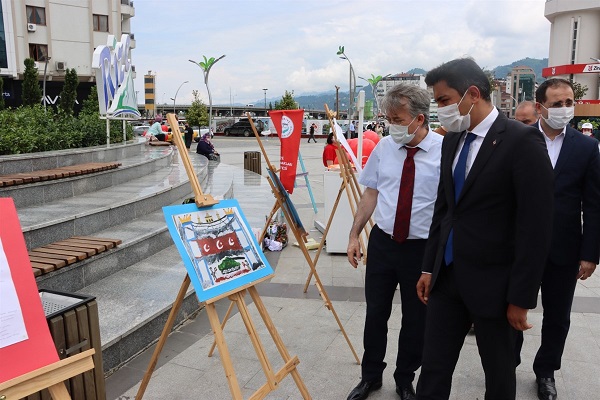 15 Temmuz’a Özel Resim ve Şiir Sergisi Açıldı