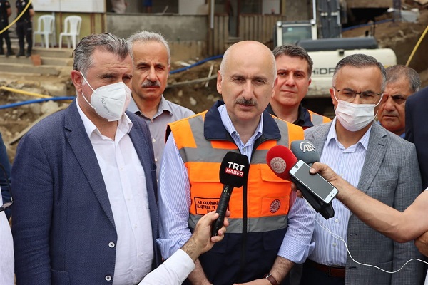 Ulaştırma ve Altyapı Bakanı Adil Karaismailoğlu, “Tedbirlerimizi Almış Durumdayız.”