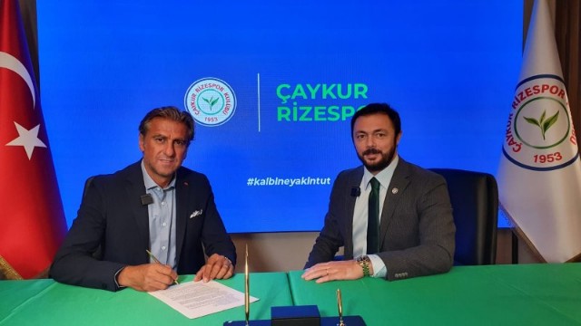 Rizespor’un yeni teknik direktörü Hamza Hamzaoğlu