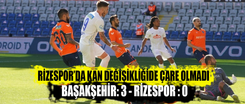 Rizespor’daki sorun çözülemedi. Yine hüsran