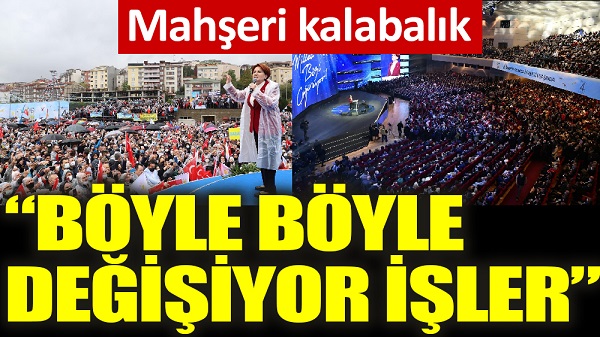 İYİ Parti kuruluş yıl dönümünde mahşeri kalabalık