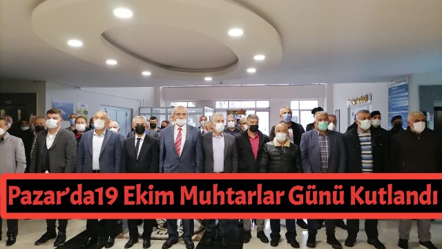 Pazar’da19 Ekim muhtarlar günü kutlandı