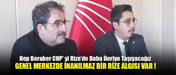 Hep Beraber CHP’ yi Rize’de Daha İleriye Taşıyacağız