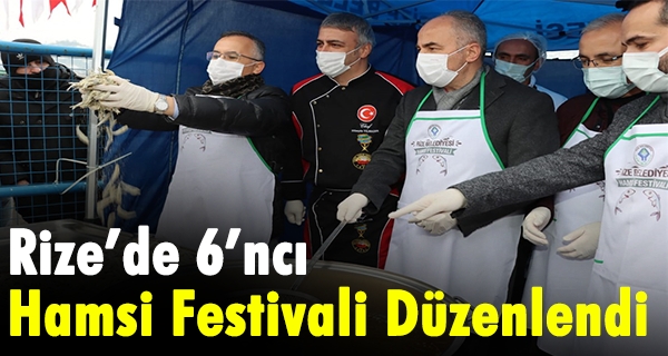 Rize’de 6’ncı Hamsi Festivali Düzenlendi