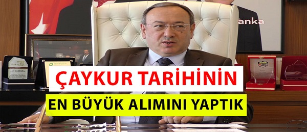 ÇAYKUR GENEL MÜDÜRÜ ALİM: “860 BİN TON İLE TARİHİN EN YÜKSEK ALIMINI YAPTIK, 3,4 MİLYAR LİRA ÖDEME YAPTIK”