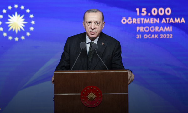 Cumhurbaşkanı Erdoğan, 15 bin öğretmenin atama törenine katıldı