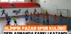 Olimpik Pazar Spor Kulübü deplasmanda farklı kazandı