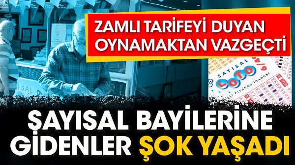 Sayısal bayilerine gidenler şok yaşadı ‘Zamlı tarifeyi duyan oynamaktan vazgeçti’