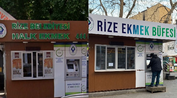 Rize’de Halk Ekmek büfesinin ismi neden değişti?