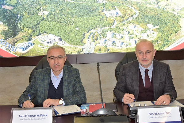 RTEÜ İLE 19 MAYIS ÜNİVERSİTESİ ARASINDA YÖS İŞBİRLİĞİ PROTOKOLU