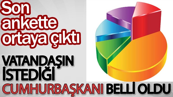 Vatandaşın istediği Cumhurbaşkanı belli oldu