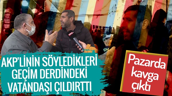 AKP’li vatandaş iktidarı öyle bir savundu ki, geçim derdindeki vatandaş çılgına döndü