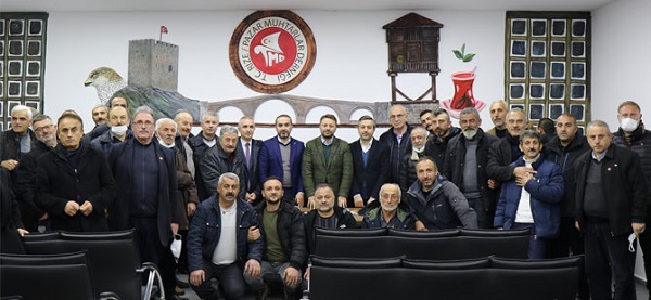Milletvekili Avcı, İl Başkanı Alim ve İl Genel Meclis Başkanı Türüt Muhtarlarla Bir Araya Geldi