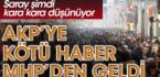 AKP’ye kötü haber MHP’den geldi! Saray şimdi kara kara düşünüyor