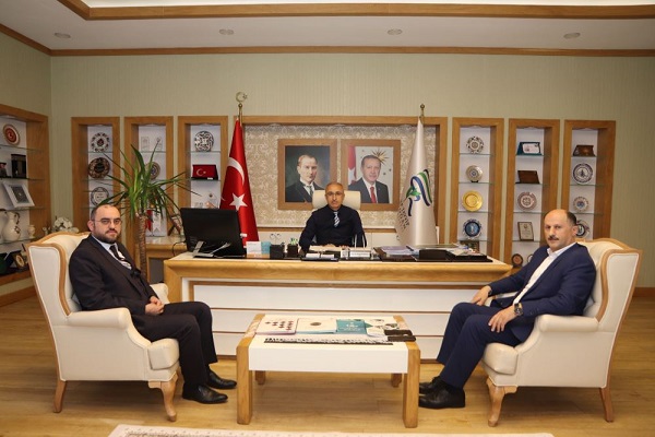 Genel Müdür Bilgin ve Eğitim Merkezi Müdürü Badır’dan Rektör Karaman’a ziyaret