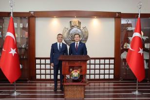 Belarus Büyükelçisi Victor Rybak’dan Vali Çeber’e Ziyaret