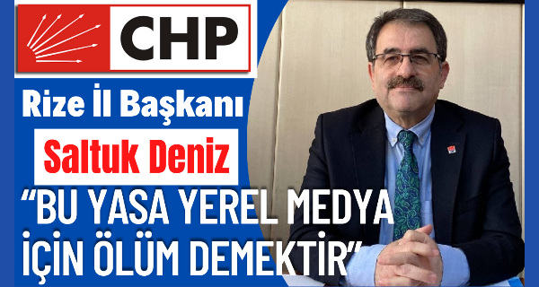 Başkan Deniz: “Bu Yasa Yerel Medya İçin Ölüm demektir”