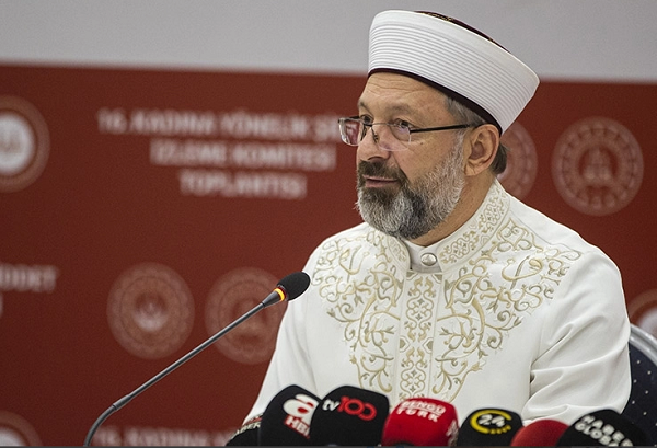 Başkan Erbaş: Şiddetin beslendiği hiçbir referans, insani, ahlaki ve İslami olamaz