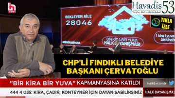 CHP’li Fındıklı Belediye Başkanı Çervatoğlu ‘Bir Kira Bir Yuva’ kampanyasına katıldı