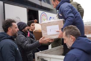 Çaykur Rizespor Yardım Malzemeleri Deprem Bölgesine Gönderildi