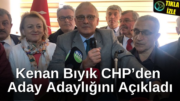 Kenan Bıyık CHP’den Aday Adaylığını Açıkladı