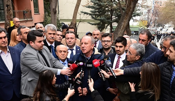 Muharrem İnce: ”Biz Türkiye’nin önünü tıkayacak bir şey yapmayız”