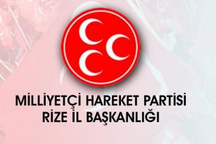 Rize’de MHP’nin aday listesi belli oldu!