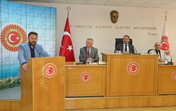 MİLLETVEKİLİ AVCI RİZE İL GENEL MECLİSİNİ ZİYARET ETTİ