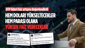 Hüseyin Baş: Hem doları yükseltecekler, hem parası olana yüksek faiz verecekler