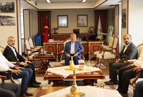İl Başkanı Özçelik ve Sarıahmetoğlu’dan Vali Baydaş’a Hayırlı Olsun Ziyareti