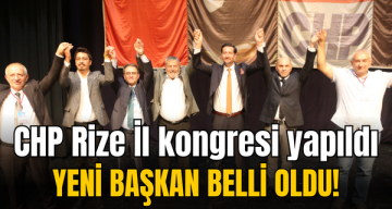 CHP Rize İl kongresi yapıldı