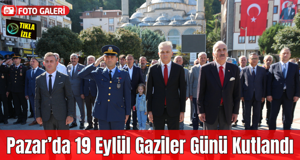 Pazar’da 19 Eylül Gaziler Günü Kutlandı