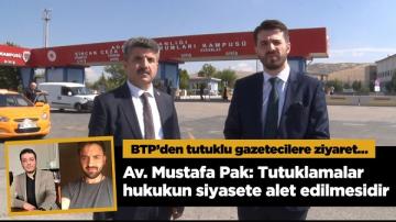 BTP’den tutuklu gazeteciler, Batuhan Çolak ve Süha Çardaklı’ya ziyaret