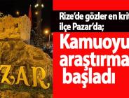 Rize’de gözler en kritik ilçe Pazar’da; Kamuoyu araştırması başladı
