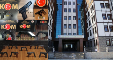 Rize’de Silah Kaçakçılığı operasyonunda 9 gözaltı