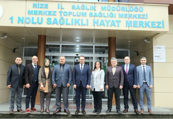 SAĞLIK BAKAN YARDIMCISI BİRİNCİ’DEN RİZE İL SAĞLIK MÜDÜRLEĞİNE ZİYARET