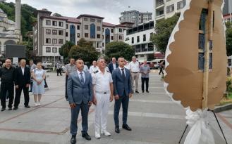 Pazar’da Kabotaj Bayramı çelenk sunma töreni ile başladı