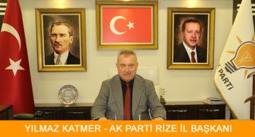 İl Başkanı Katmer’den Ramazan Bayramı mesajı